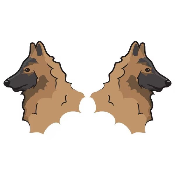 Belgian Tervuren Dog Decal, Dog Lover Decor Vinyl Sticker, Signmission, Mfr#: D-24-Belgian Tervuren